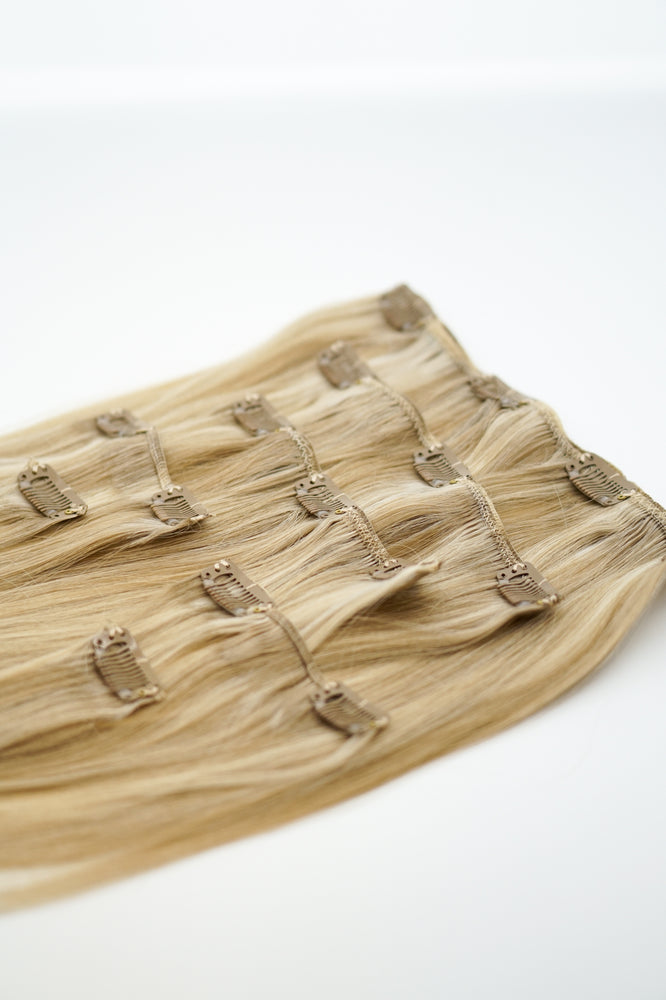 Clip In Extensions: Ash Blonde #12