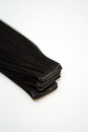 Invisible Tape Extensions: Darkest Brown #2