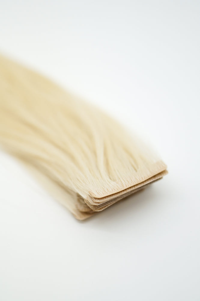 Invisible Tape Extensions: Ash Lightest Blonde #60