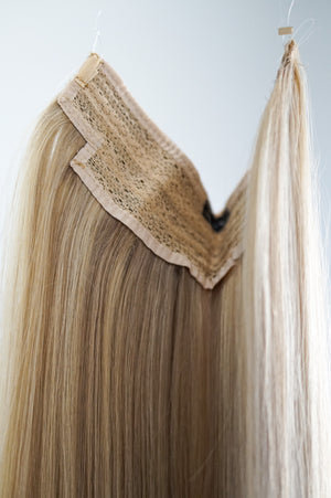 Halo Hair Extension: Highlighted #12/#16