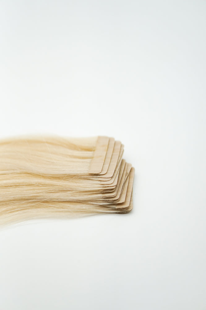 Tape In Extensions: Ash Lightest Blonde #60