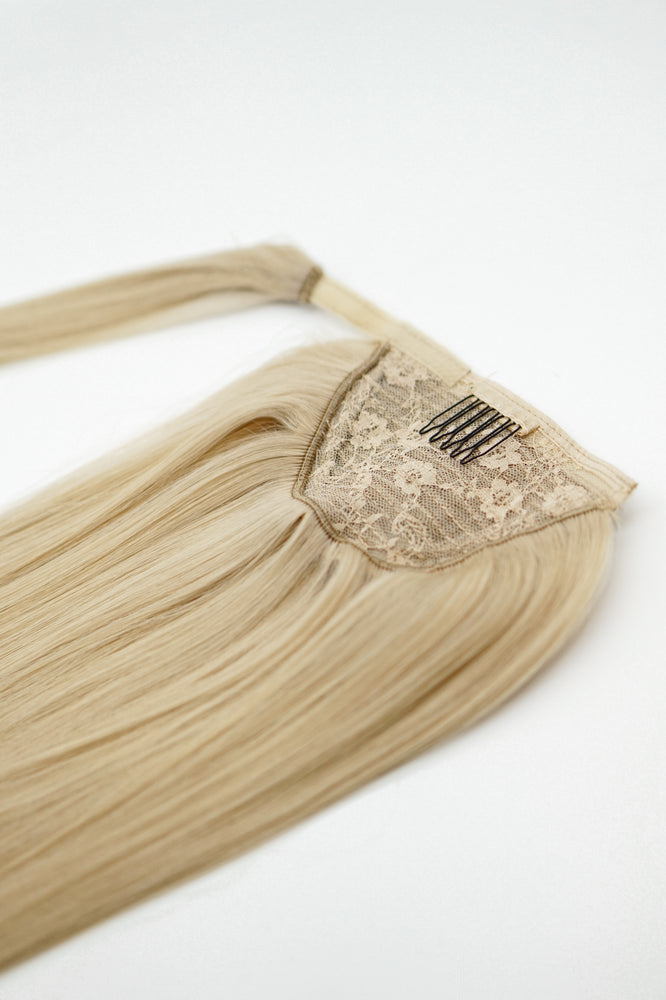 Ponytail Extension: Warm Lightest Blonde #613