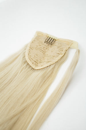 Ponytail Extension: Ash Lightest Blonde #60