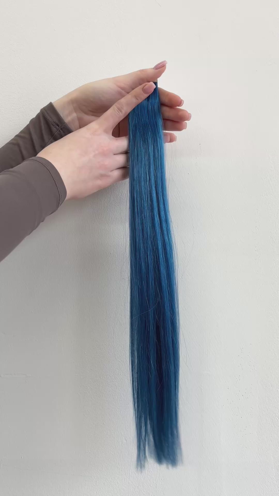 Clip In Extensions: Blue